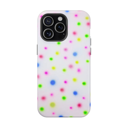MagSafe "birthday cake polka dot" airbrush iPhone case