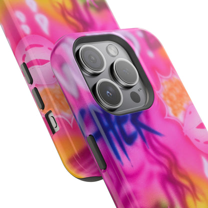 MagSafe "wanted" airbrush iPhone case