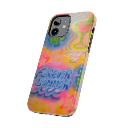 "forever summer" airbrush iPhone case