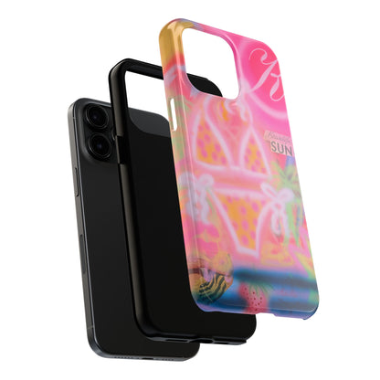 "santa monica strawberry" airbrush iPhone case