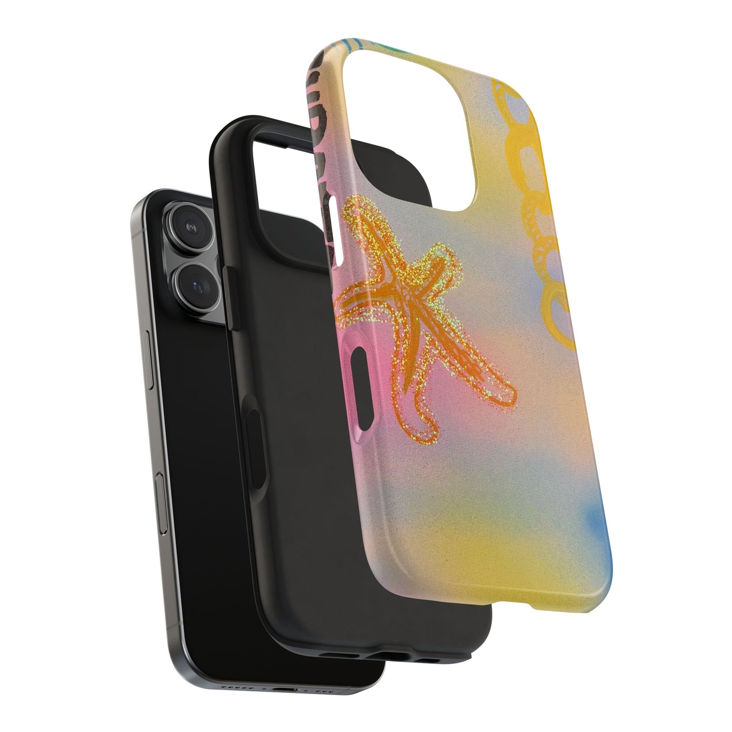 "sweet starfish" airbrush iPhone case