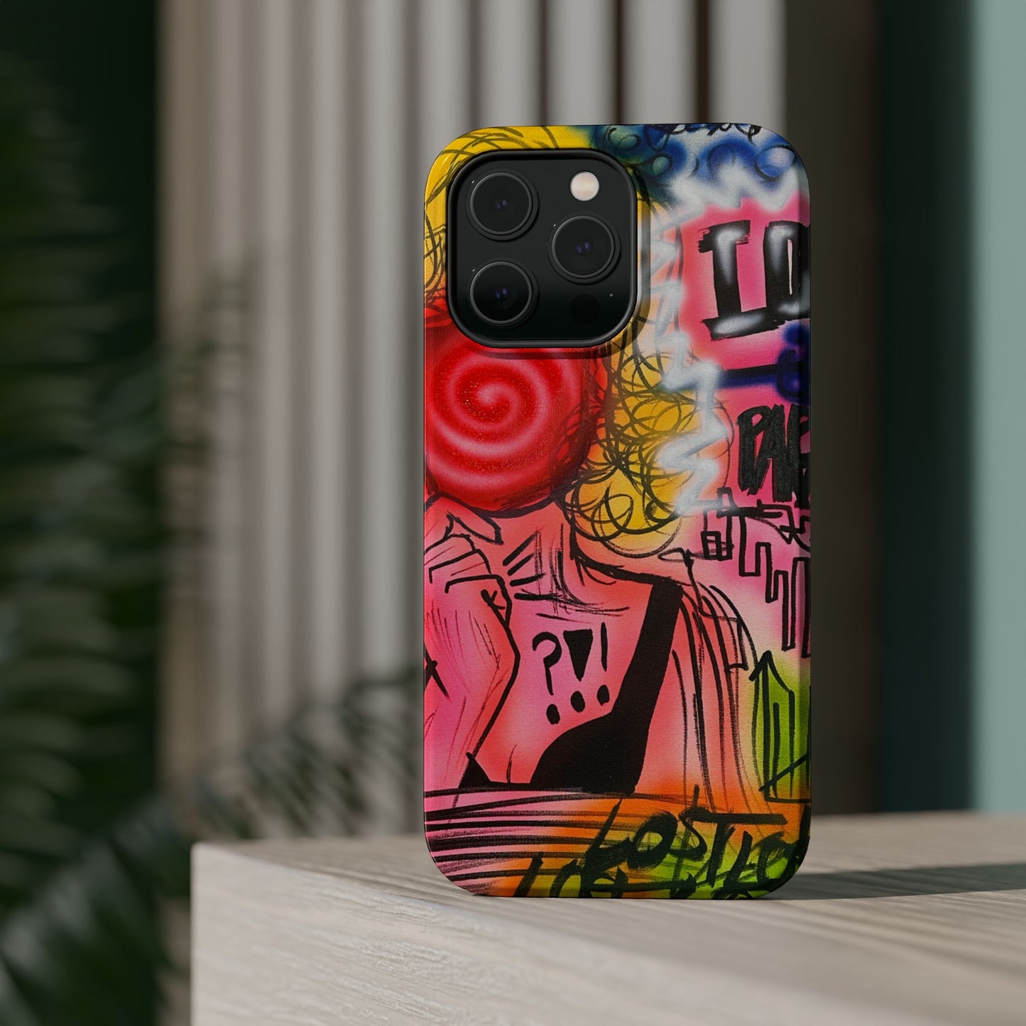 MagSafe „Lost in Paradise“ Airbrush-iPhone-Hülle