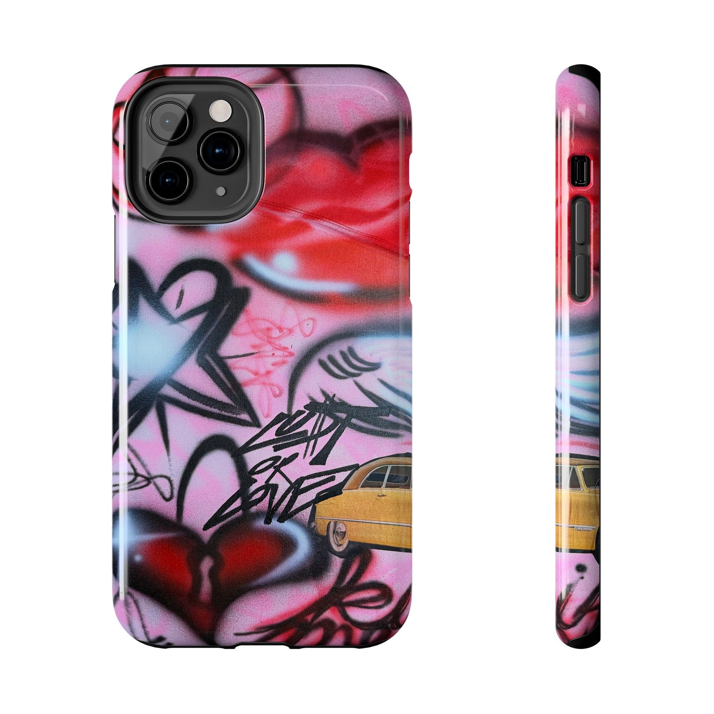 "lust or love" airbrush iPhone case