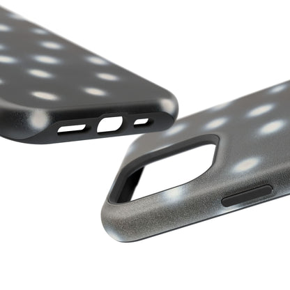 MagSafe "coconut noir polka dot" airbrush iPhone case