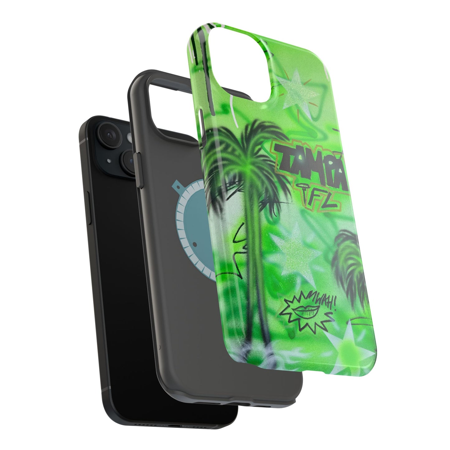 MagSafe "tampa, fl" airbrush iPhone case