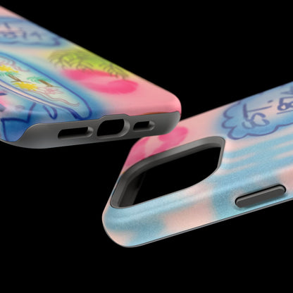 MagSafe "in the wave" airbrush iPhone case