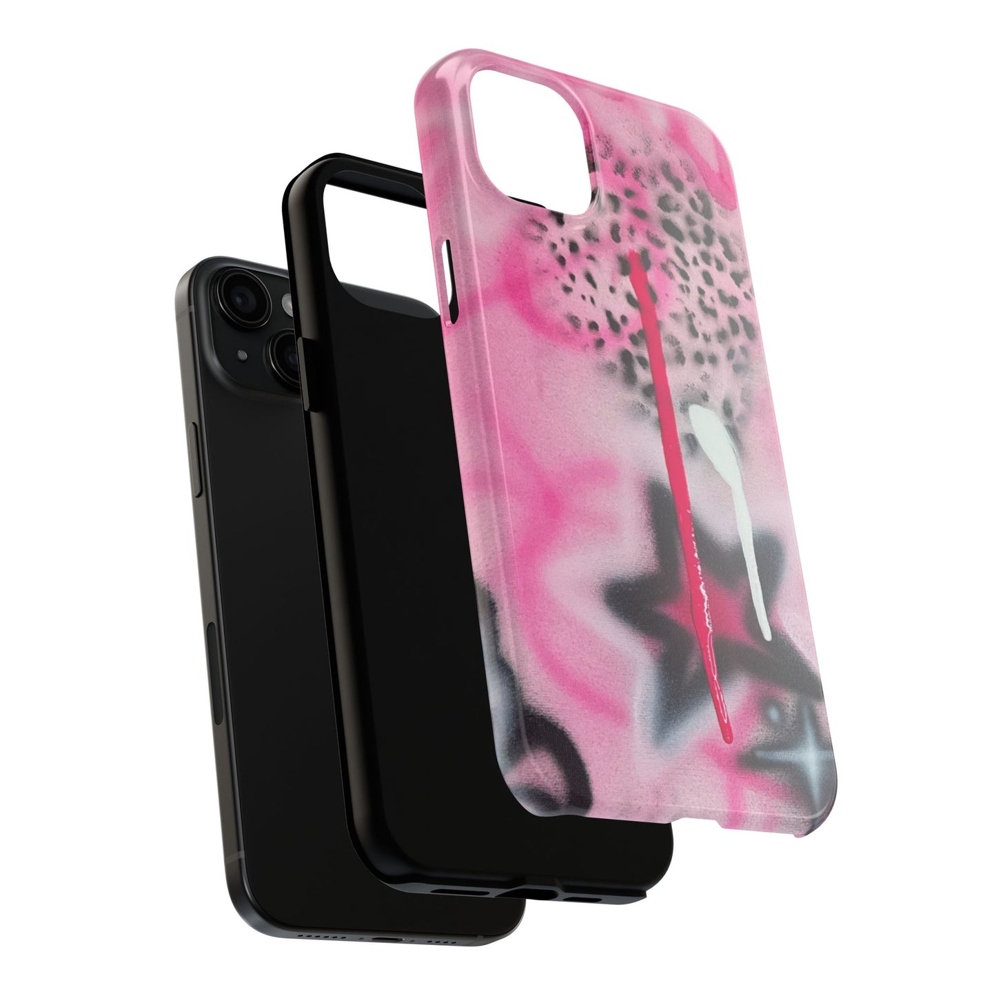"pink cheetah" airbrush iPhone case
