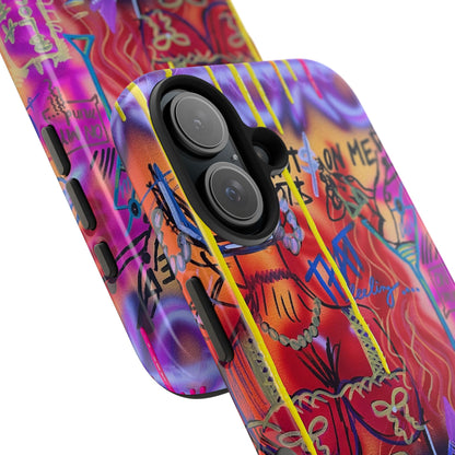 "shots on me" airbrush iPhone case