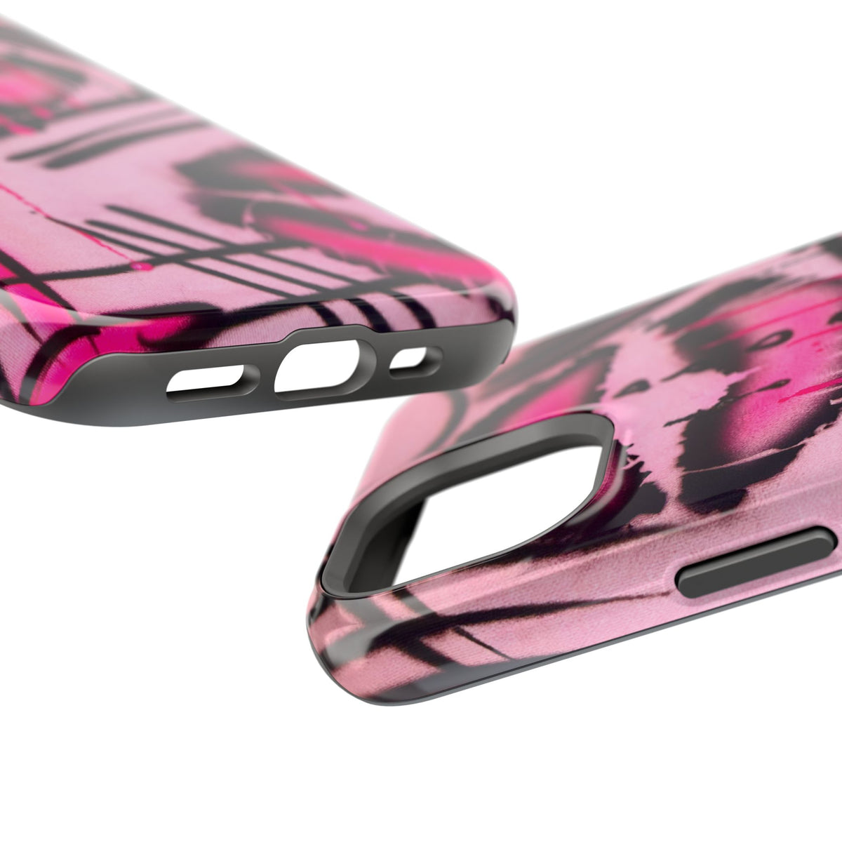 MagSafe "glossy pout" airbrush iPhone case