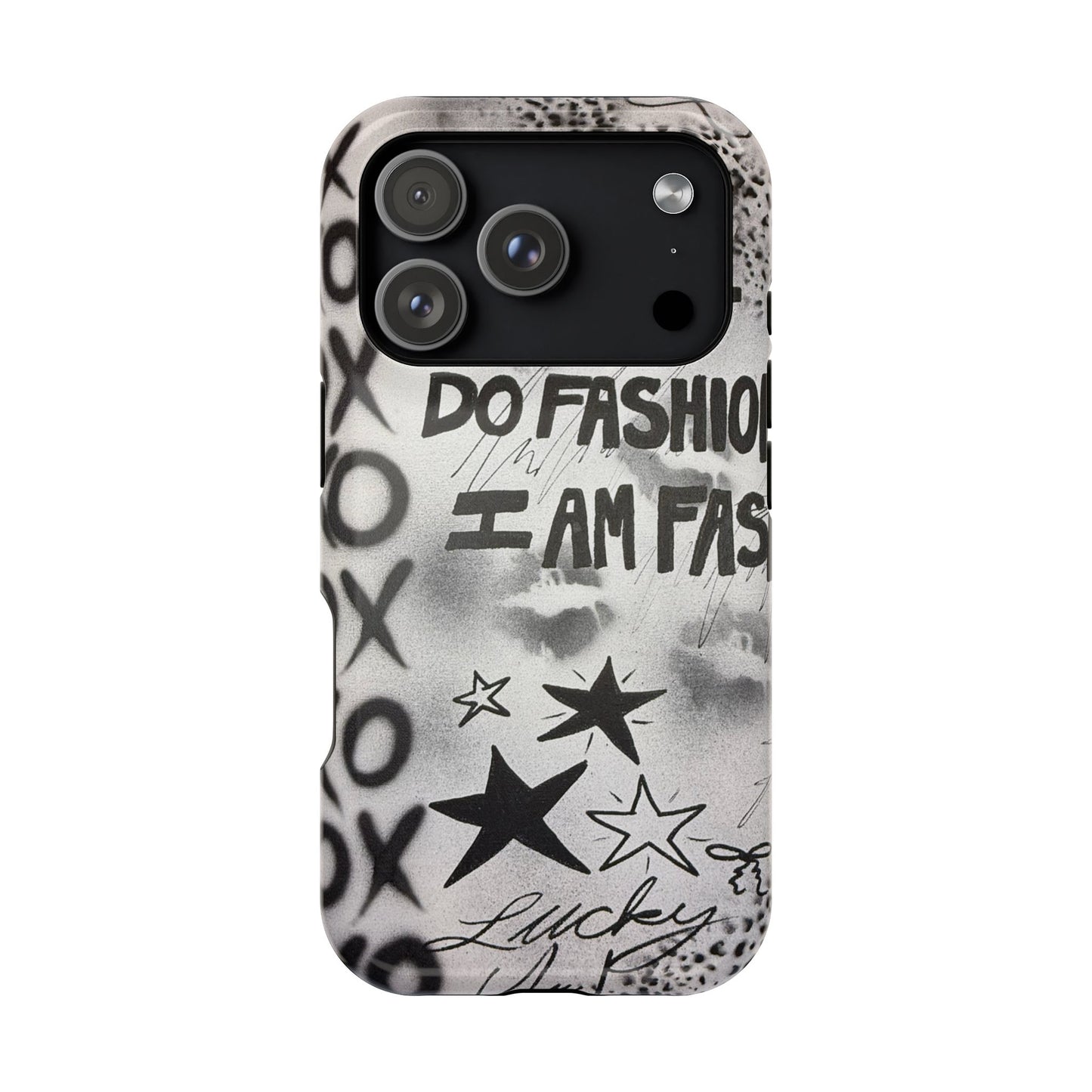 MagSafe "i am fashion" airbrush iPhone case