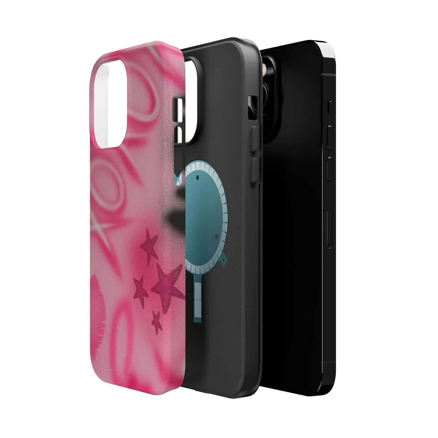 MagSafe "perfectly pink" airbrush iPhone case