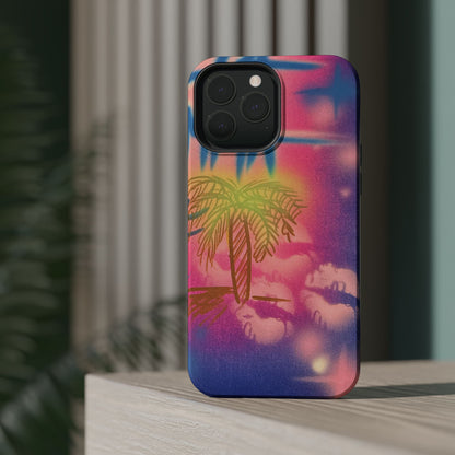 MagSafe "glowy night" airbrush iPhone case