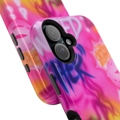 MagSafe "wanted" airbrush iPhone case