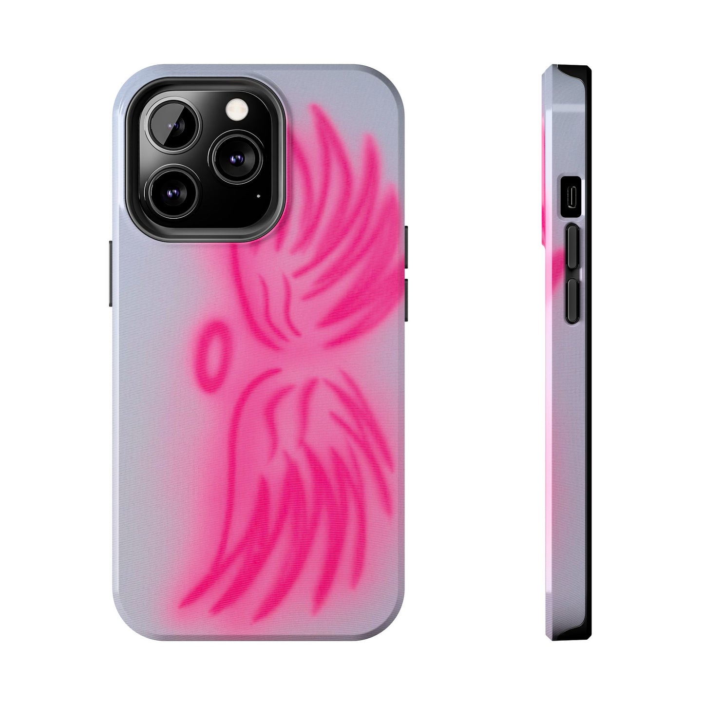 "angel wings" airbrush iPhone case