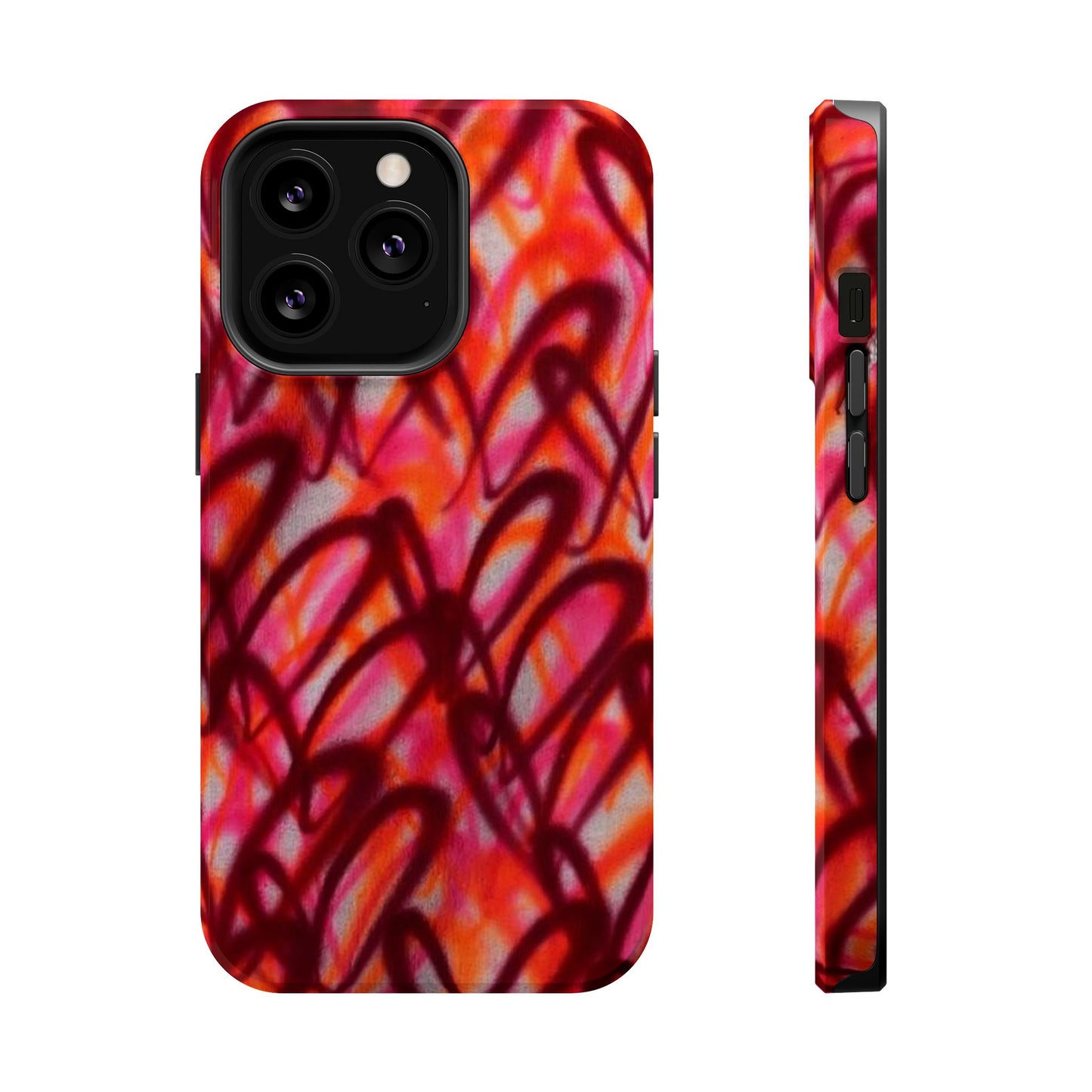 MagSafe „Graffiti Love“ Airbrush iPhone Hülle
