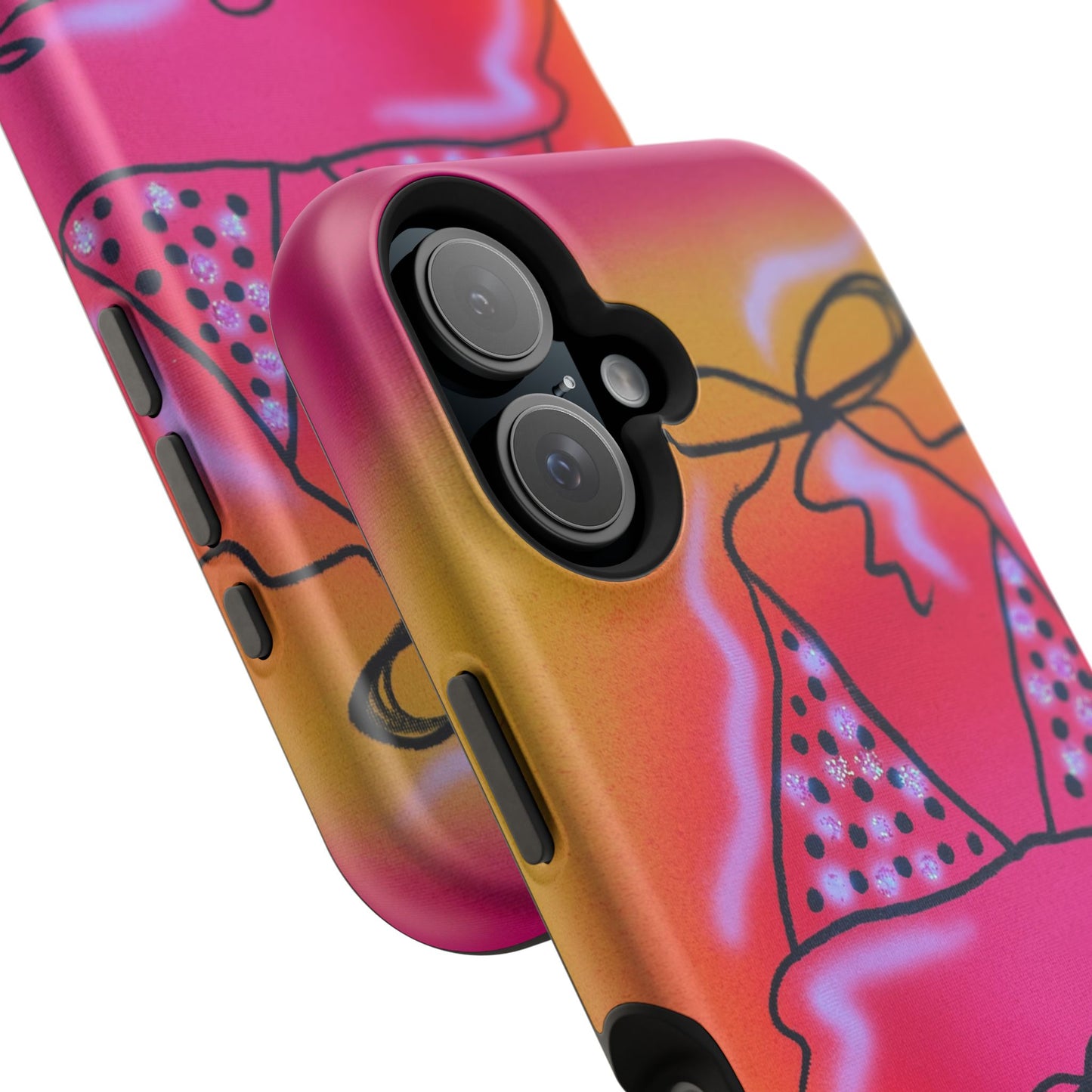 MagSafe "glitter bikini" airbrush iPhone case