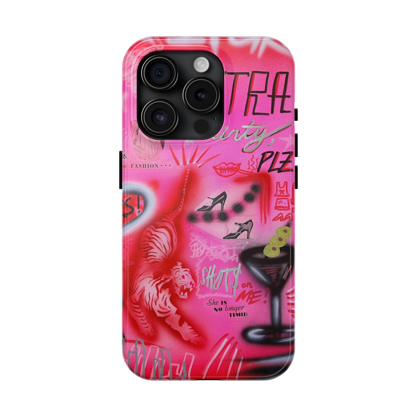 "extra dirty, plz!" airbrush iPhone case