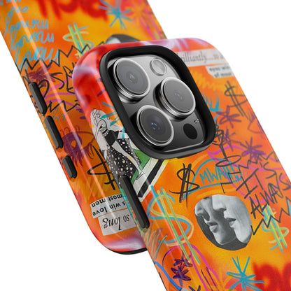 "young, rich, hot!" airbrush iPhone case