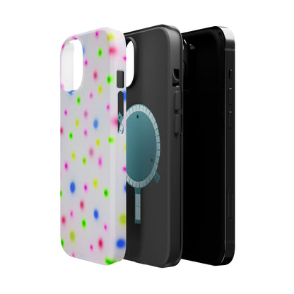 MagSafe "birthday cake polka dot" airbrush iPhone case
