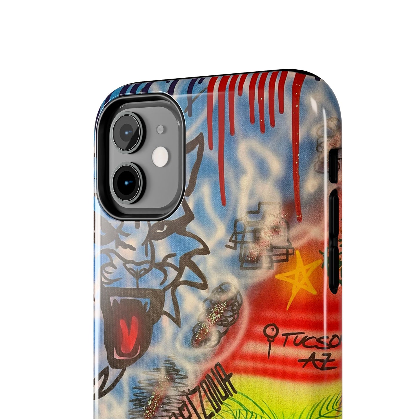 "tucson, arizona pt. 2" airbrush iPhone case