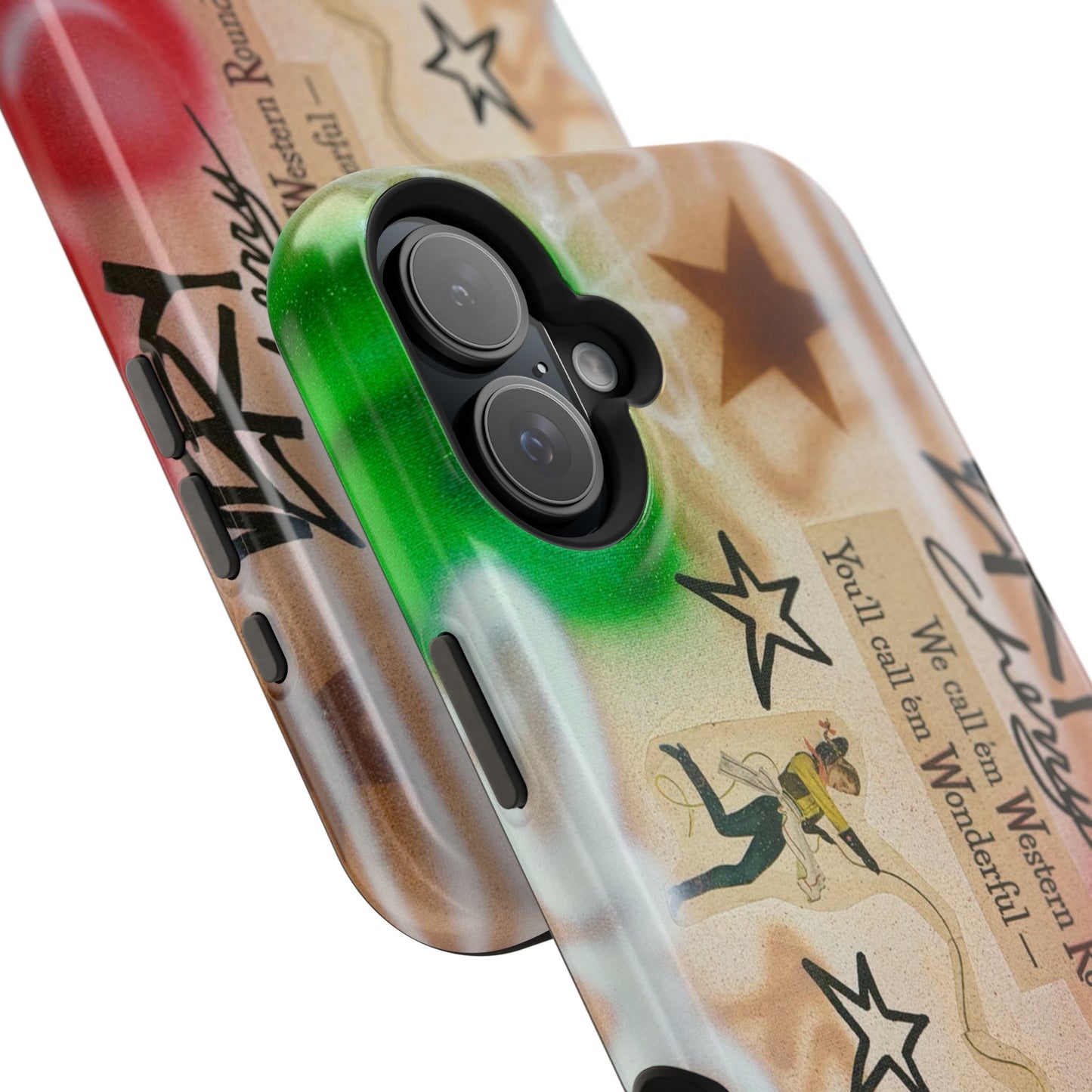 MagSafe "very cherry" airbrush iPhone case