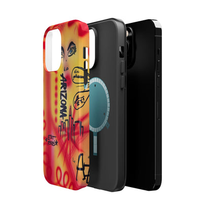 MagSafe "tempe, az" airbrush iPhone case