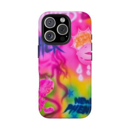 "wanted" airbrush iPhone case