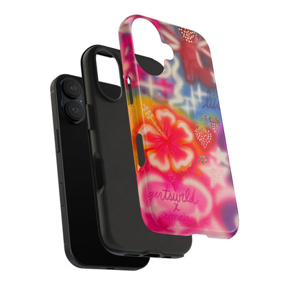 "luck and luv" airbrush iPhone case
