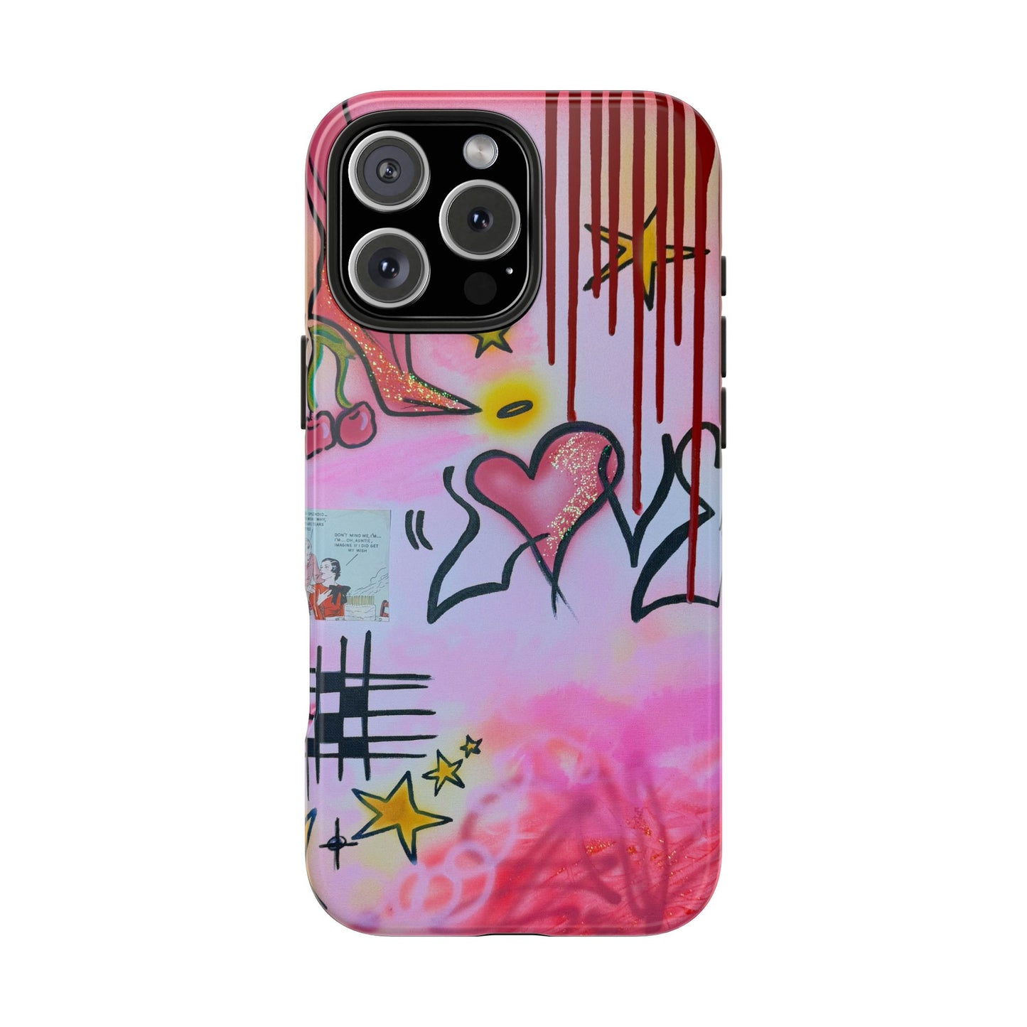 "cherry luvr" airbrush iPhone case