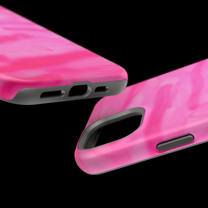MagSafe "pink camo" airbrush iPhone case