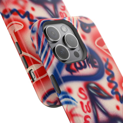 MagSafe „Kiss me“ Airbrush iPhone-Hülle