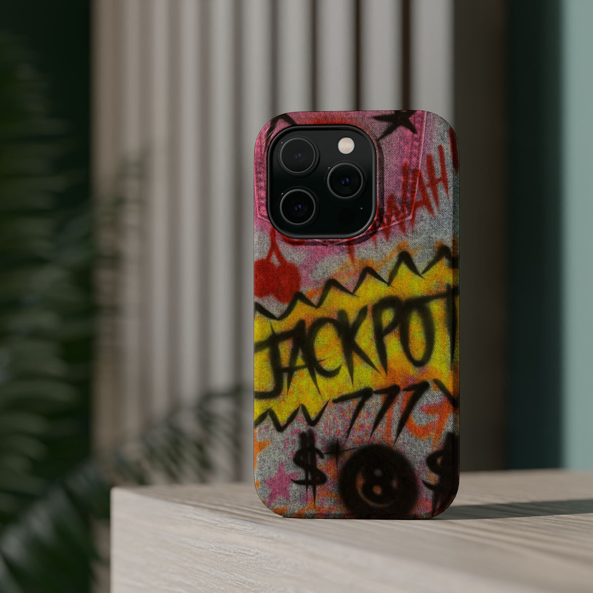 MagSafe "JACKPOT!" airbrush iPhone case