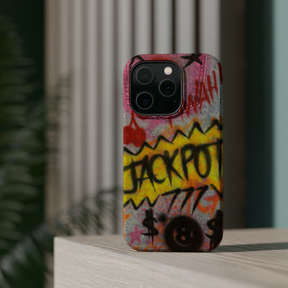 MagSafe "JACKPOT!" airbrush iPhone case