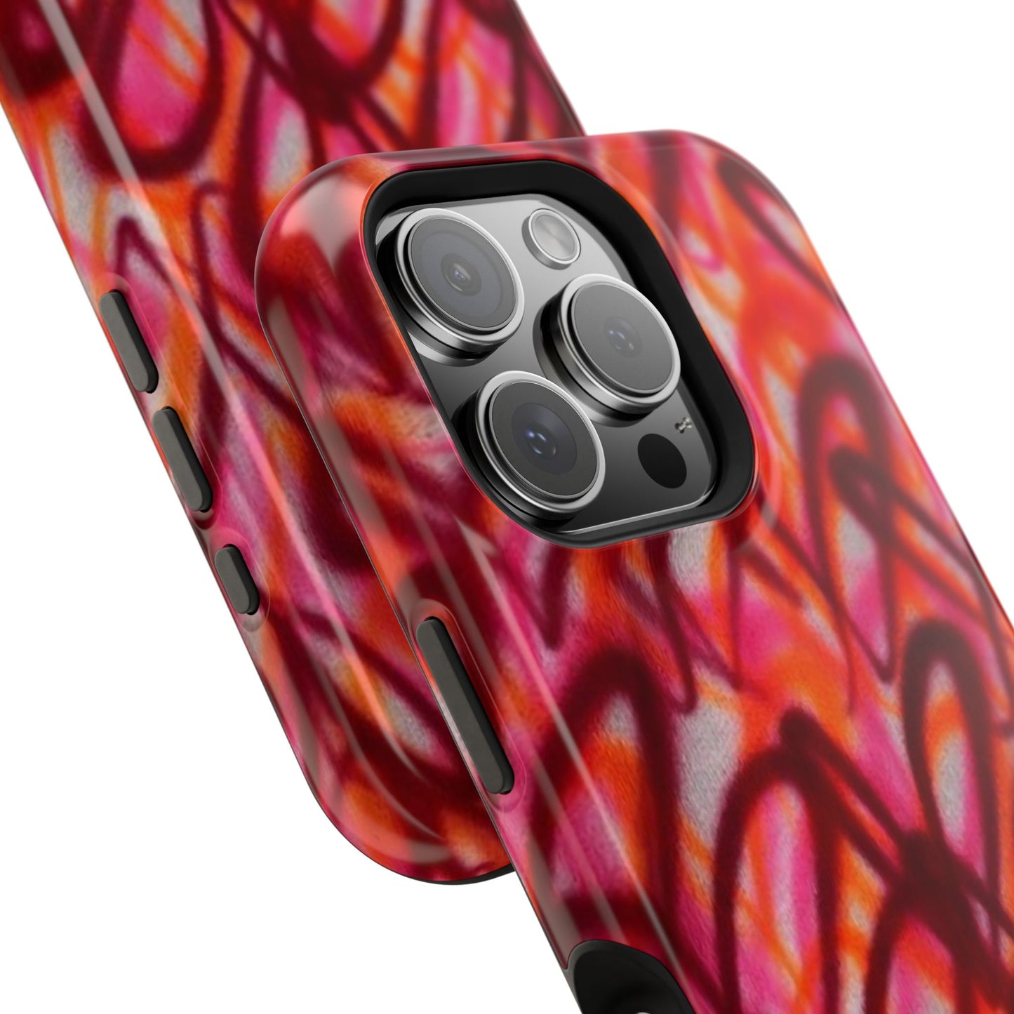 MagSafe „Graffiti Love“ Airbrush iPhone Hülle