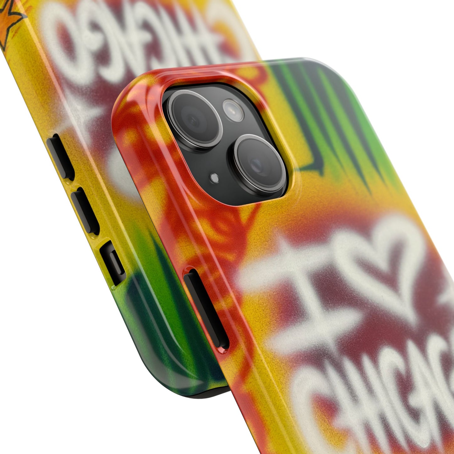 "chicago" airbrush iPhone case