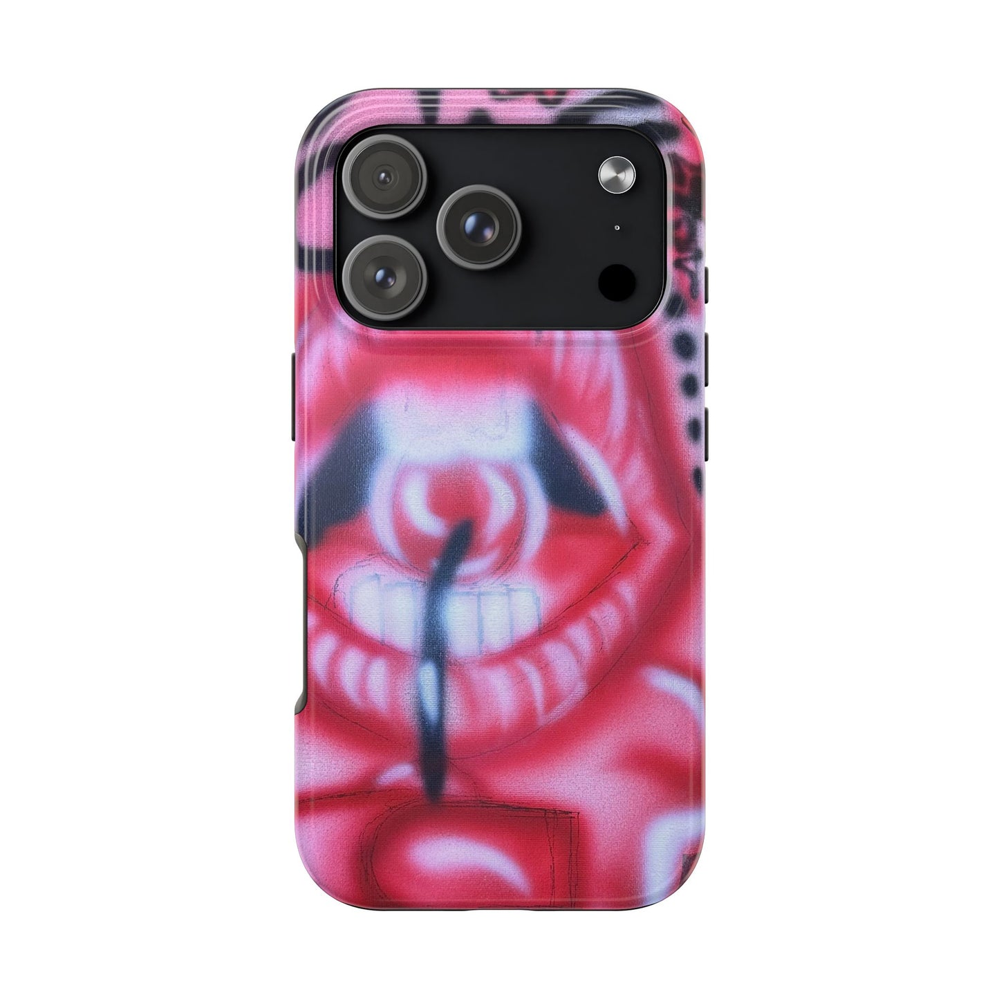 "be happy go lucky" airbrush iPhone case