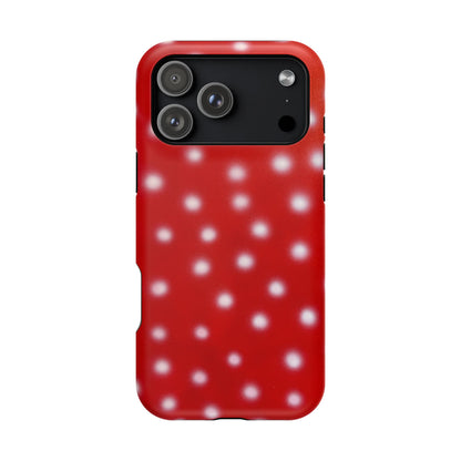 MagSafe "cherry crush polka dot" airbrush iPhone case