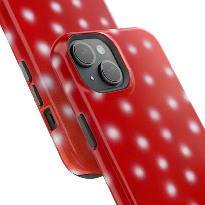 MagSafe "cherry crush polka dot" airbrush iPhone case