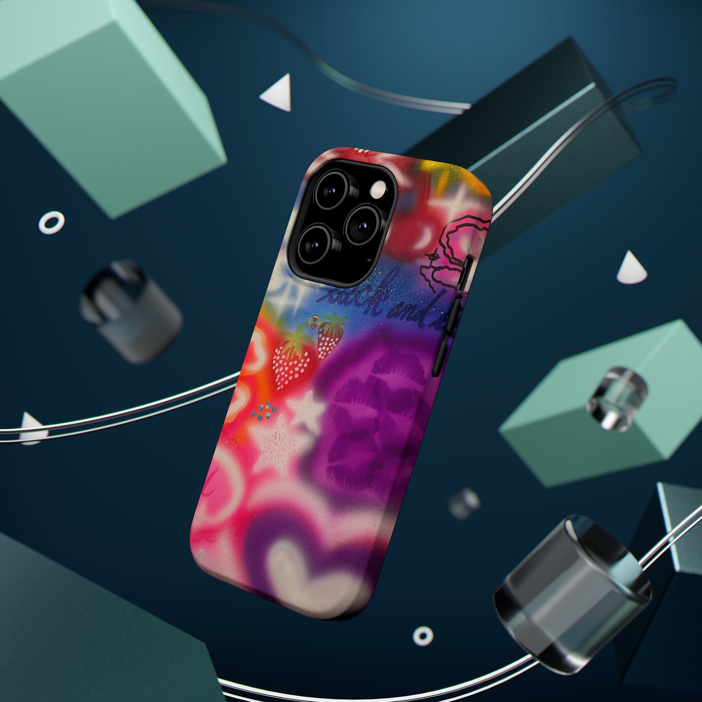 MagSafe „luck & luv pt. 2“ Airbrush iPhone Hülle