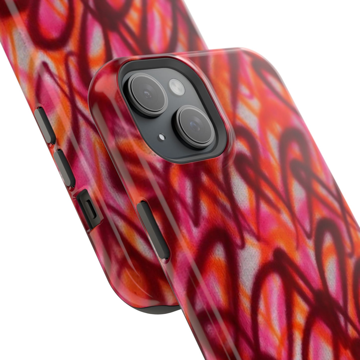 MagSafe „Graffiti Love“ Airbrush iPhone Hülle