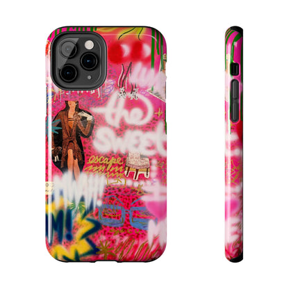 "sweet escape" airbrush iPhone case