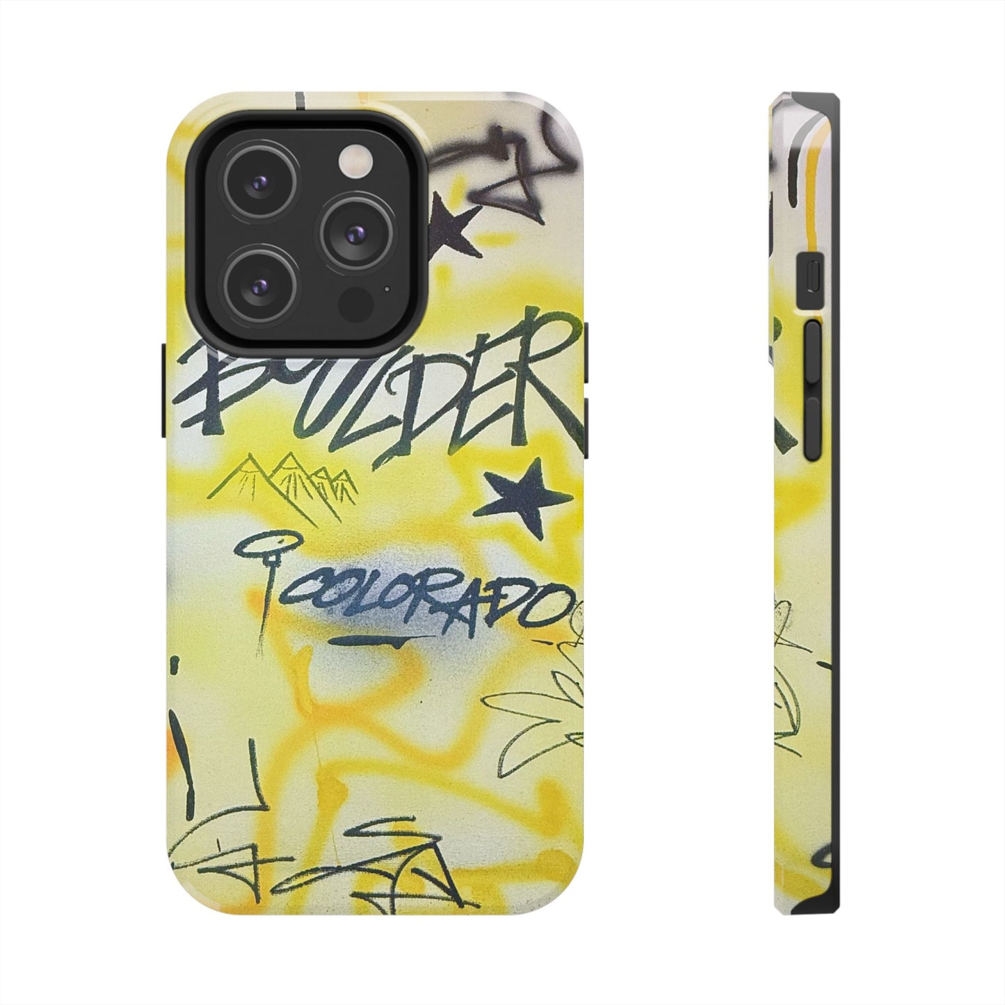 "boulder" airbrush iPhone case