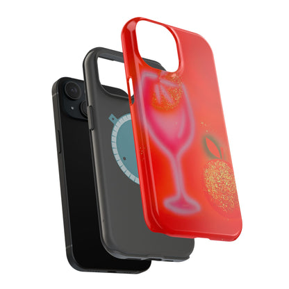MagSafe "aperol spritz" airbrush iPhone case