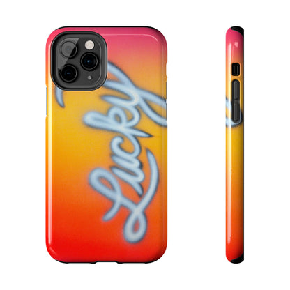 "lucky" airbrush iPhone case