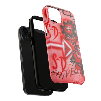 "san diego" airbrush iPhone case