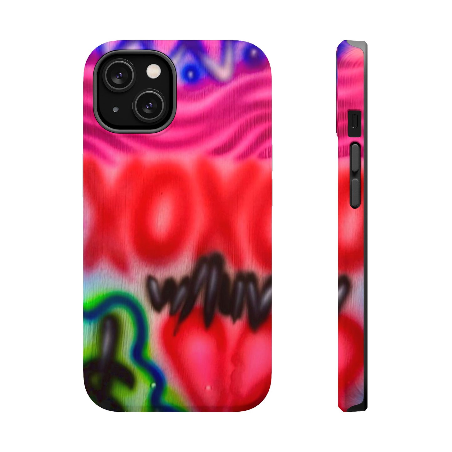 MagSafe Airbrush-iPhone-Hülle „with luv, xoxo“
