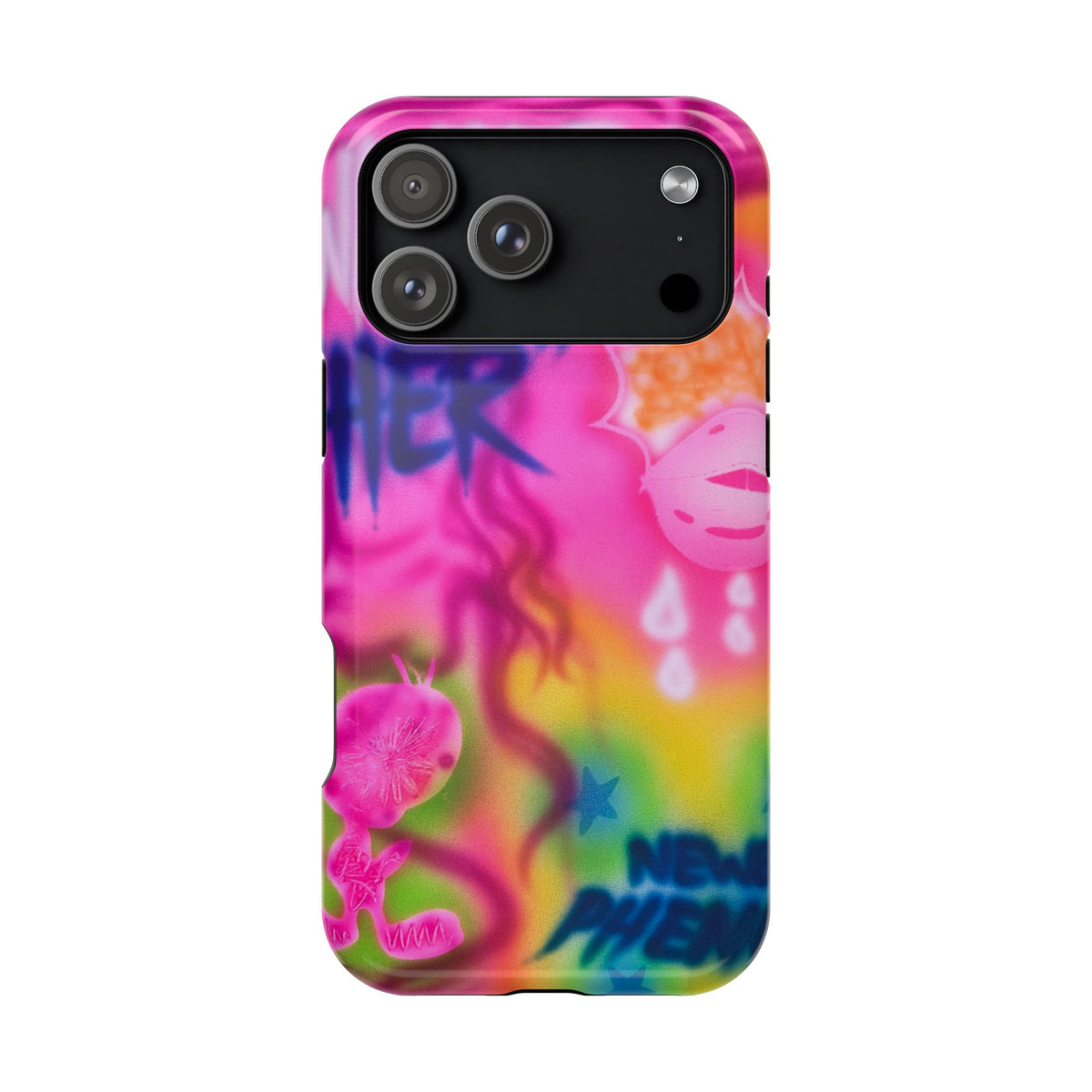 MagSafe "wanted" airbrush iPhone case