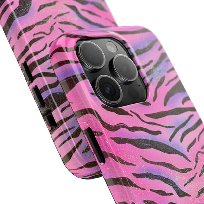 "glitter zebra" airbrush iPhone case