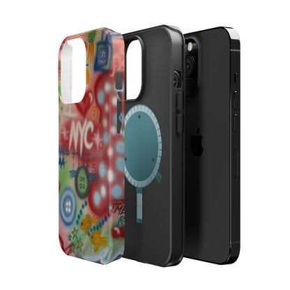 MagSafe "i <3 NYC" airbrush iPhone case