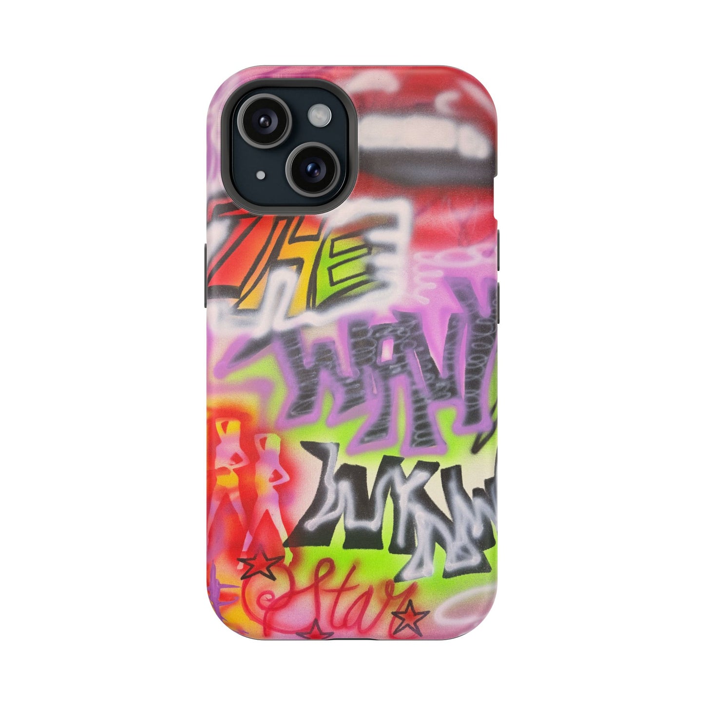 MagSafe "wynwood gold" airbrush iPhone case